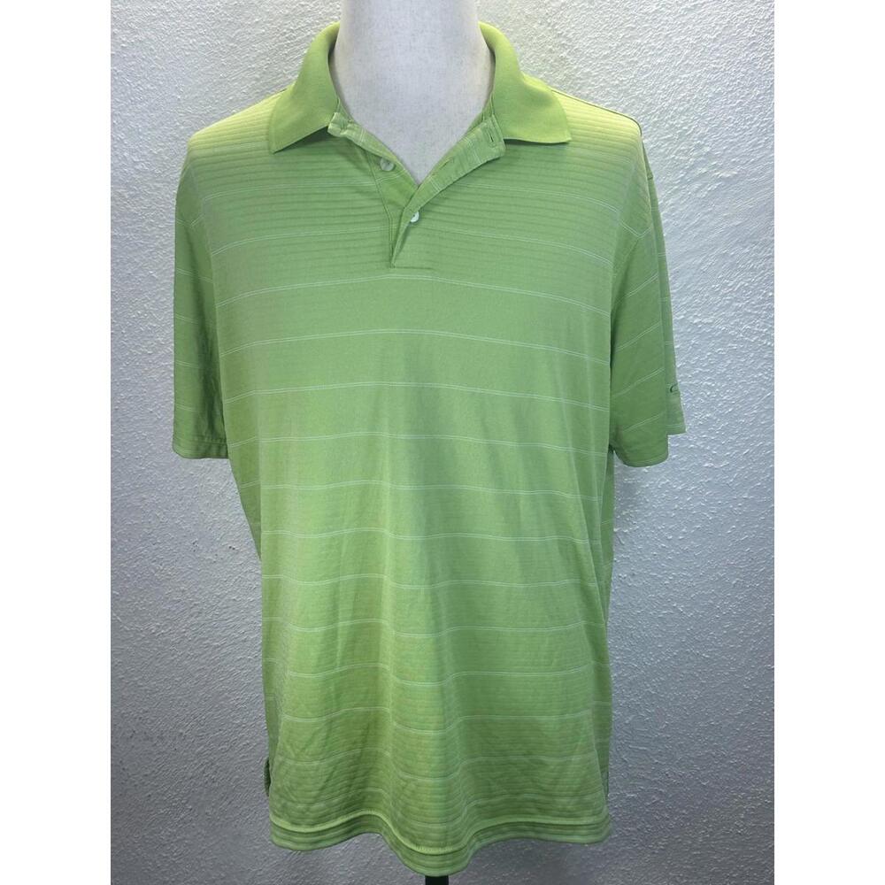 Champion Men's Large Green Dri-Fit Golf Shirt